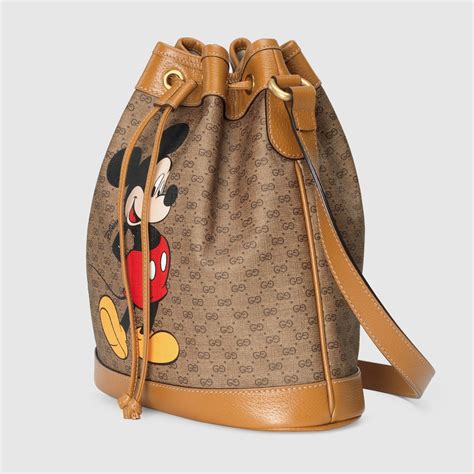 disney x gucci small bucket bag